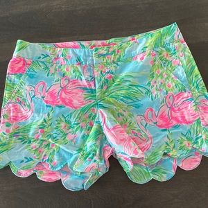 Flamingo print Lilly Pulitzer shorts